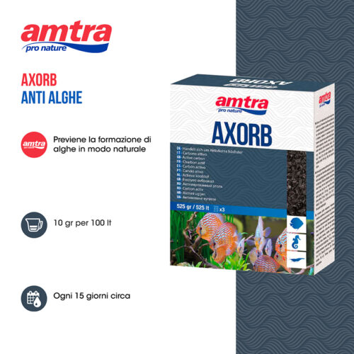 Carbone attivo acquario Axorb