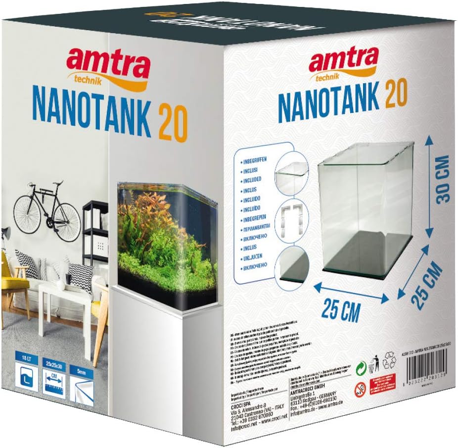 Amtra Nanotank 60 - bac d'aquarium 60 litres - b…