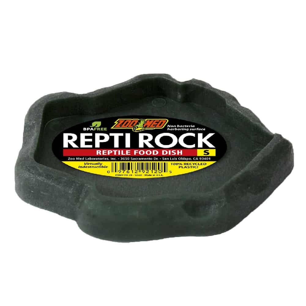 Zoo Med ReptiRock Dish  Reptile Food Water 4 sizes Available 